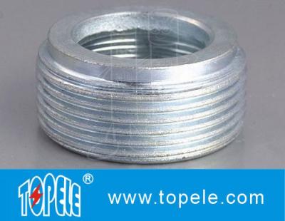 China Electrical IMC Conduit Fittings Zinc Plated Steel Reducing Bushing , Threaded Reducer for sale