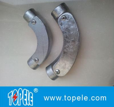 China Galvanised Malleable Iron Inspection Elbow BS4568 Conduit Electrical Conduit Pipe Fitting for sale