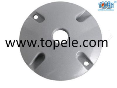 China UL One / Two/Three Holes Round Electrical Conduit Box Cover For Lamp Holder for sale