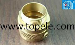 China Long Life Flexible Conduit And Fittings CNC Machine Brass Male Adapter for sale
