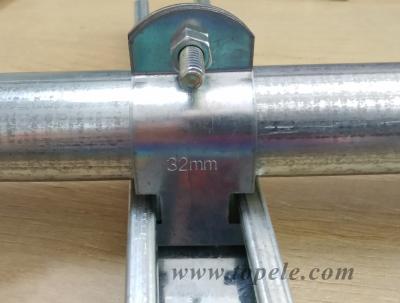 China 20mm 25mm 32mm Electronic BS4568 Conduit Strut Clamp Thickness 1.5m 2.0mm for sale