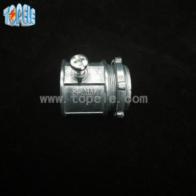 China Silver Color Set Screw Electrical Coupling BS Electrical Conduit Connectors for sale