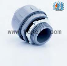 China Conector reto apertado líquido flexível não metálico da tubulação conector/PA6 da canalização à venda