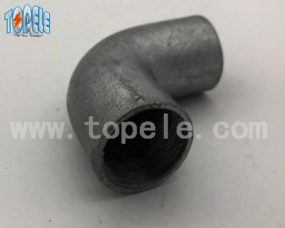 China BS4568 20mm/25mm/32mm 90 Degree Galvanized Malleable Iron Cast Solid Elbow for sale