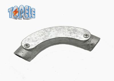 China Curvatura da inspeção do ferro maleável do cotovelo da canalização 20mm 25mm do certificado BS4568 do Iso à venda