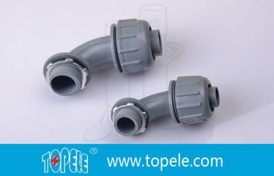 China UL PVC Non Metallic 90 Degree Liquid Tight Flexible Conduit Connector for sale