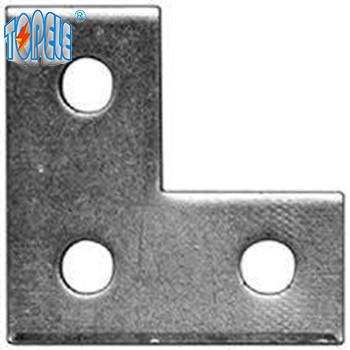 China Perforated 3 Hole Flat Angle Plate Galvanized Unistrut Channel for sale