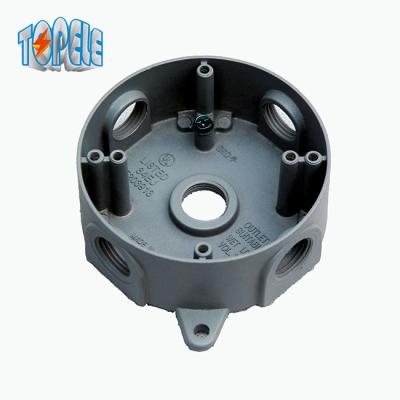 China Round Aluminum IP65 Outdoor Weatherproof Outlet Box for sale