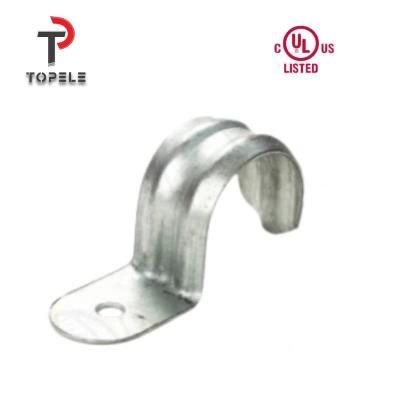 China Conduit Steel Clip Saddle EMT Conduit And Fittings for sale