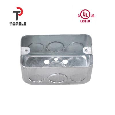 China Galvanized Steel Handy Box Rectangular For Surface Mounted Wiring for sale