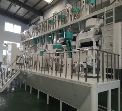 China Full Set Complete Rice Milling Line With Water Type Rice Polisher for sale