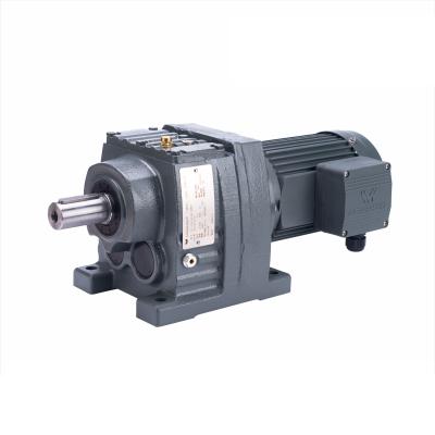 China Foot Mounted Helical Gear Motor for sale