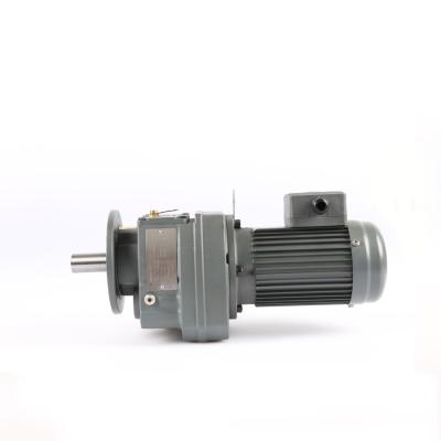 China Ratio 1:3 Helical Gear Motor Flange Mounted Hollow Shaft Gear Motor for sale