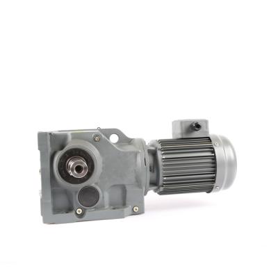 China Cast Iron 8000Nm Helical Bevel Gear Motor Hollow Shaft Gear Reducer for sale