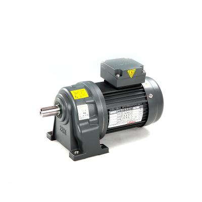 China IP55 200W Geared Brake Motor Horizontal Installed for sale