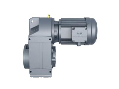China Reduction Ratio 1:75 Parallel Shaft Helical Gear Motor for sale