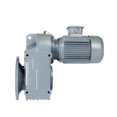 China F Series Parallel Shaft Helical Gearbox 90 Degree Transmission With Electric Motor CN for sale