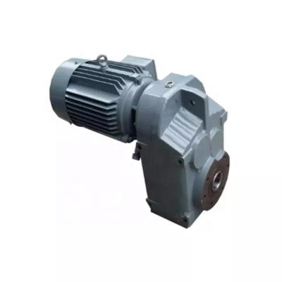 China Low Noise Right Angle Gear Reducer Foot / Flange Mounted For Winch Gearbox for sale