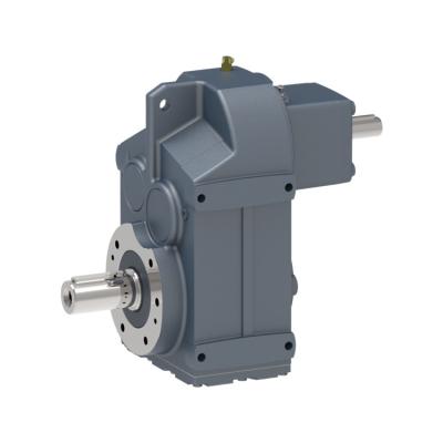 China Wanshsin F Series Helical Gear Reducer Ac Electric Bevel Gear Motor For Conveyor for sale