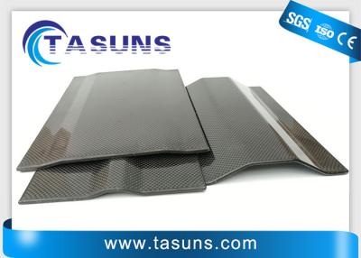China Bended Carbon Fiber Sheets And Plates For Fishing Rocker Arm for sale