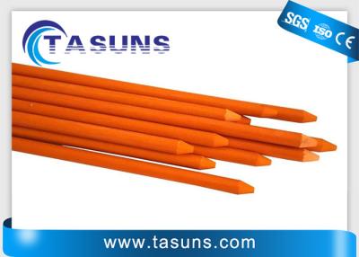China Pultruded Fiberglass Round Rod For Garden Stakes Sticks For Flower for sale