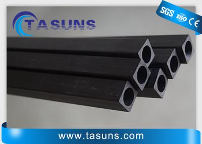 China Pultruded Carbon Fiber Square Tubing 3x3x2mm Inner Round for sale