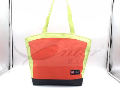 China Polyester Sports Tote Bag Orange Color , Womens Workout Bags Multi Colors for sale