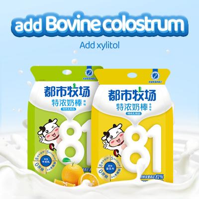 China Do'S Farm 81 Original Extra Thick Milk Stick Orange Flavored Milk Chip Snacks 48g 8 Sticks for sale
