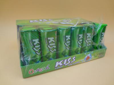 China Portable Pocket Compressed Candy Kiss Mint Flavored With Low Fat Sugarless for sale