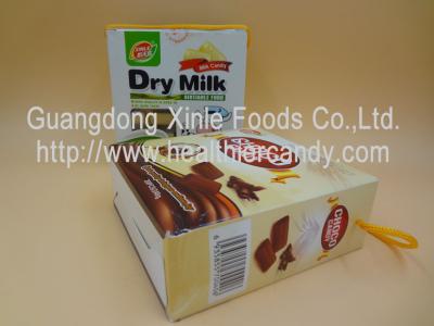 China Holiday Rectangle Malted Milk Tablets , Colored Natural Energy Candies for sale