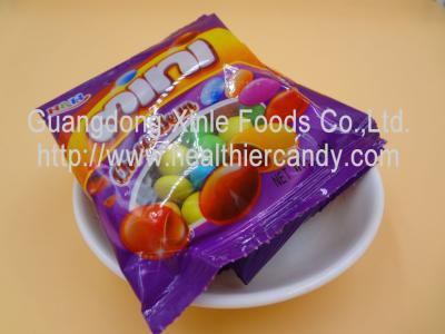 China Funny Party Candy Mini Chocolate Beans / Bean Low Calorie Round Shape for sale