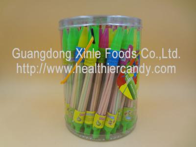 China Whistle Pen Sweet Sour CC Sticks Candy With Red / White / Pink Colour for sale