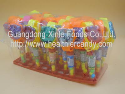 China Sweet Colorful Novelty Candy Toys Fruit Flavor Compressed Hard Candies for sale