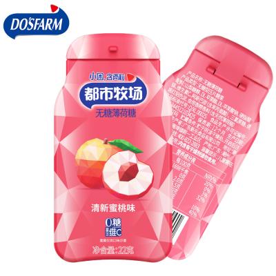 China Discounted Products Vitamin Peach Flavor Sugar Free Mints Candy Healthy Supplement for sale
