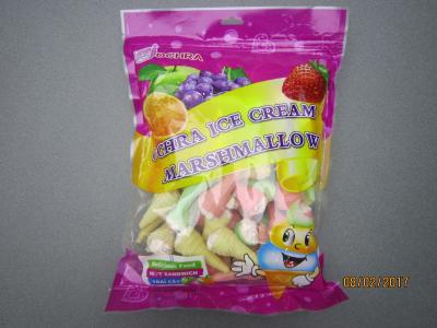 China 228g Bag Pack Ice Cream Fruity Marshmallow Gifts / Snack Marshmallow for sale