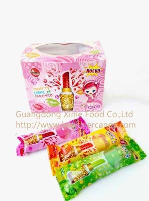 China Lipstick lollipop / Lovely & funny lollipop in Lipstick shape with lighting toy good price for sale