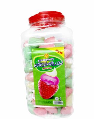 China Sweet and soft Marshmallow Candy / Strawberry flavor and Ice Cream Shape Marshmallow for sale