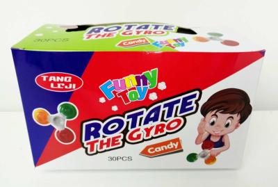 China Brinquedos Flavored do divertimento dos doces duros da forma do girador multi fruto bonito para crianças à venda
