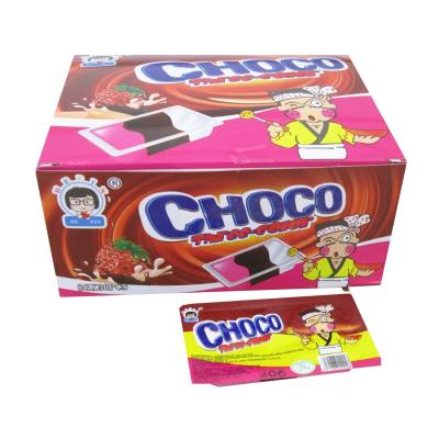 China Satz 3 des Kasten-8g*36pcs in den 1 Schokoladensplitter-Plätzchen fertigen Imbiss der Aroma-Milch, der Erdbeere und der Schokolade besonders an zu verkaufen