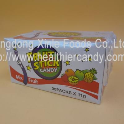 China Sweet Tasty CC Stick Candy with Lovely tattoo sticker / Fun and play candy 11g*30packs for sale