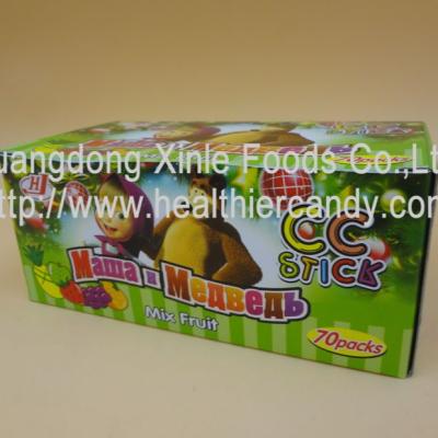 China Palillo sano personalizado del caramelo duro del color rojo del caramelo del palillo del cc para los niños en venta