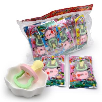 China Fruity Hard 3 In 1 Nipple Shape DIY Compressed Candy With Novelty Toy for sale