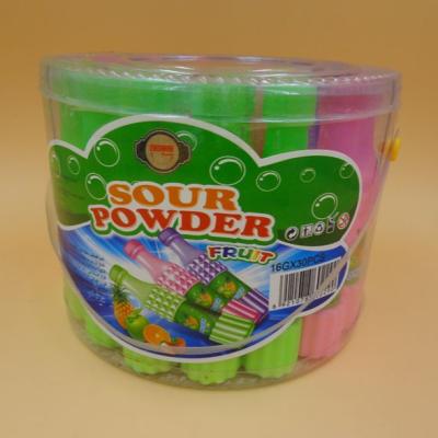 China Polvo dulce y amargo de Fruti del sabor del polvo clasificado del caramelo de azúcar del caramelo para los niños en venta