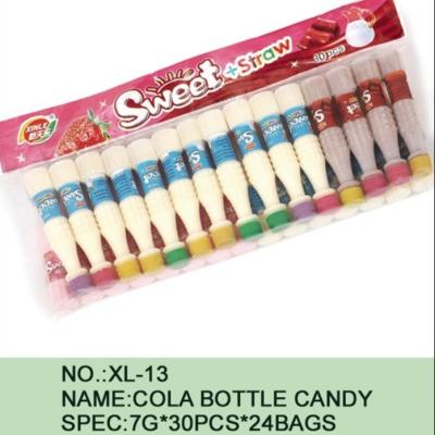 Chine bonbon 7g*30pcs et saveur/couleur aigres de Sugar Powder Candy With Different de saveur de Straw Bottle Cola à vendre