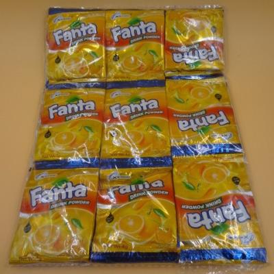China Fanta Flavor instant drink powder dry eat available powdered sweet for kids and shop for sale