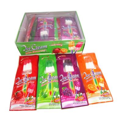 China Easter Sweet Ice Cream Shape Fluorescent Lollipop PVC Box Pack for sale