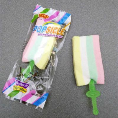 China Private Label Marshmallow Lollipop Candy With Stick Shape for sale