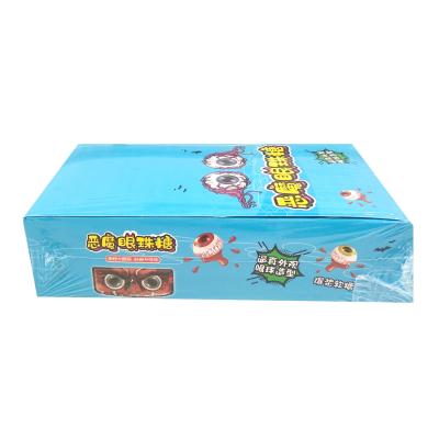 China 15g Gummy Novelty Candy Toys Eyeball Shape Chewy Sweet Fruity Confectionery for sale