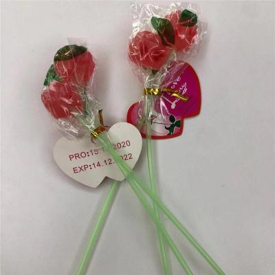 China Heart Shaped Straight CC Stick Candy With Lovely Decoration for sale