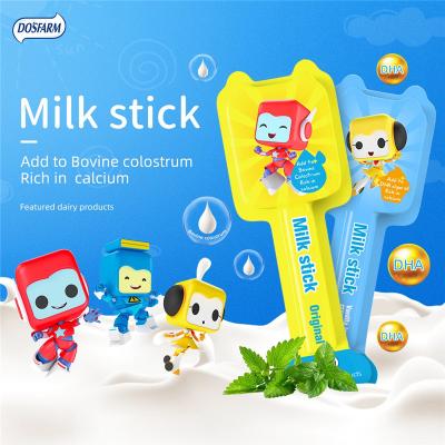 중국 아이들을 위한 우유 작은 CC 지팡이 사탕 바닐라 아이스크림 풍미 판매용